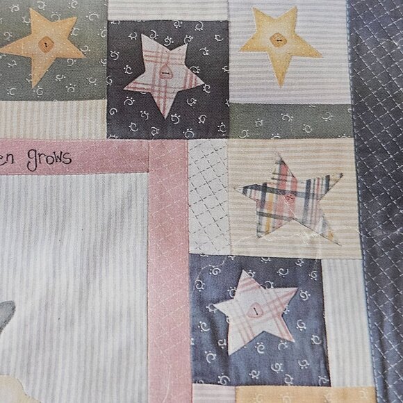 Daisy Kingdom Quick Quilt Kitty Angel Panel Ket 0137 04001 Preprinted 36 x 45 - Picture 8 of 13